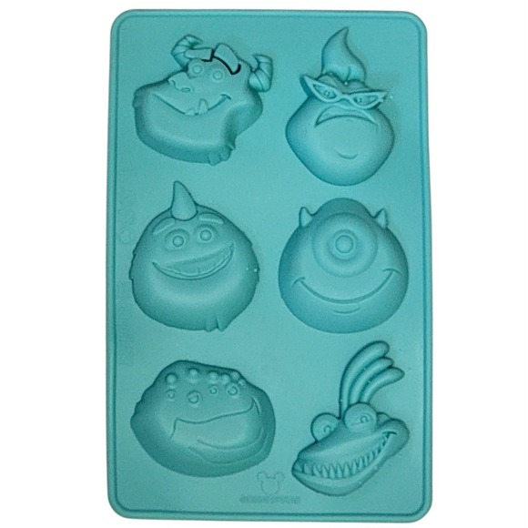 Disney Other - Disney Monsters Inc Silicone Mold Candy Chocolate 6 Cavities Cakes & Sweets